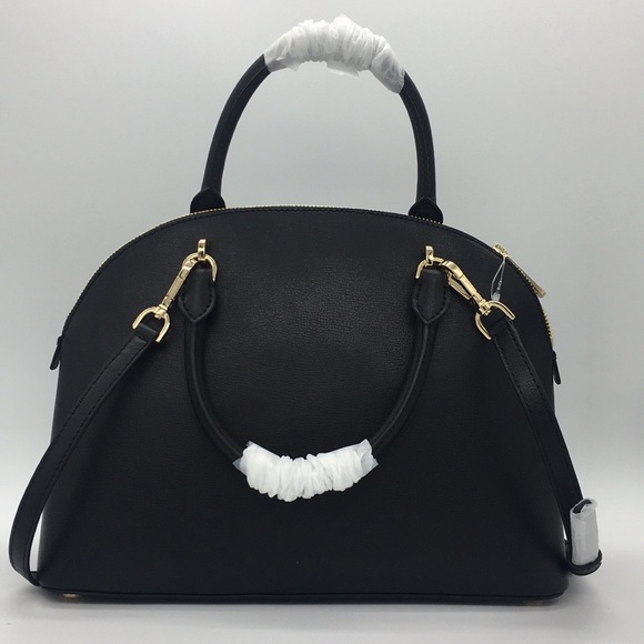 MICHAEL KORS EMMY LG DOME SATCHEL BLACK 35H9GY3S3L - Picture 4 of 8